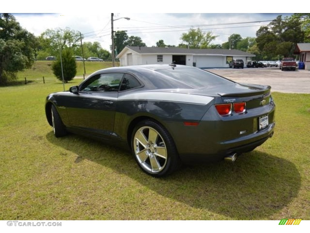 2011 Camaro LT Coupe - Cyber Gray Metallic / Black photo #7