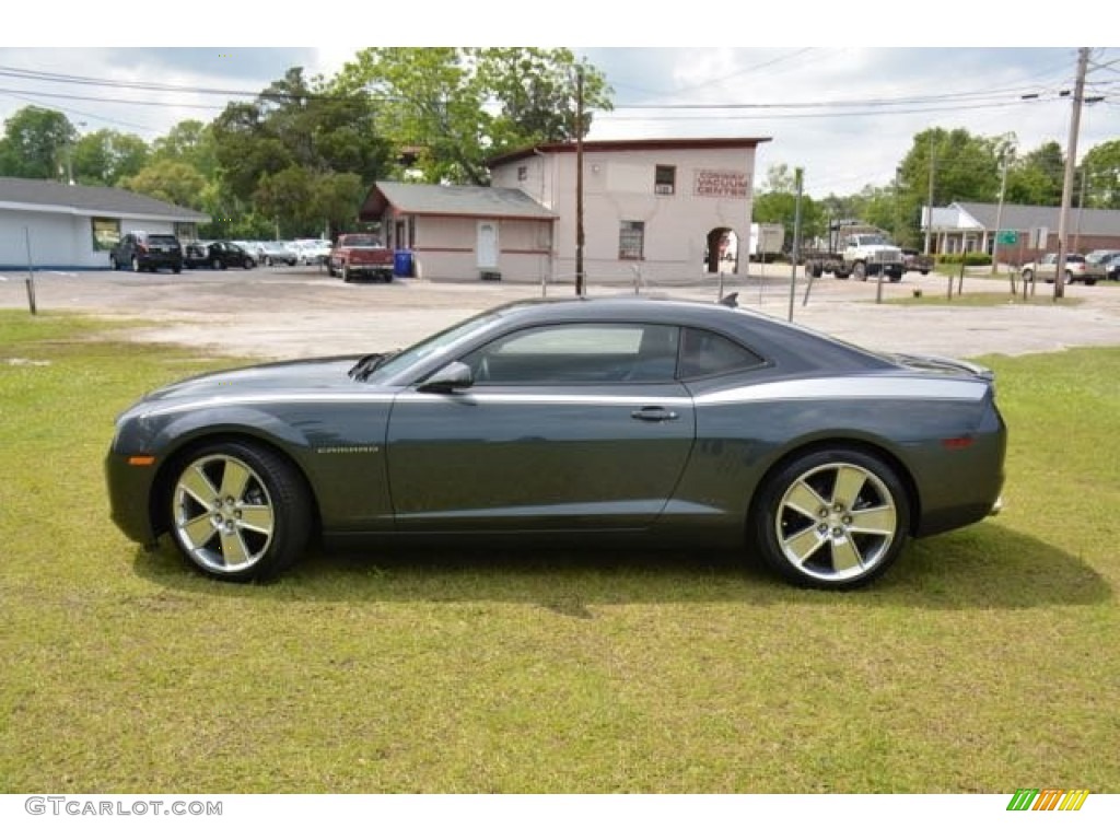 2011 Camaro LT Coupe - Cyber Gray Metallic / Black photo #8