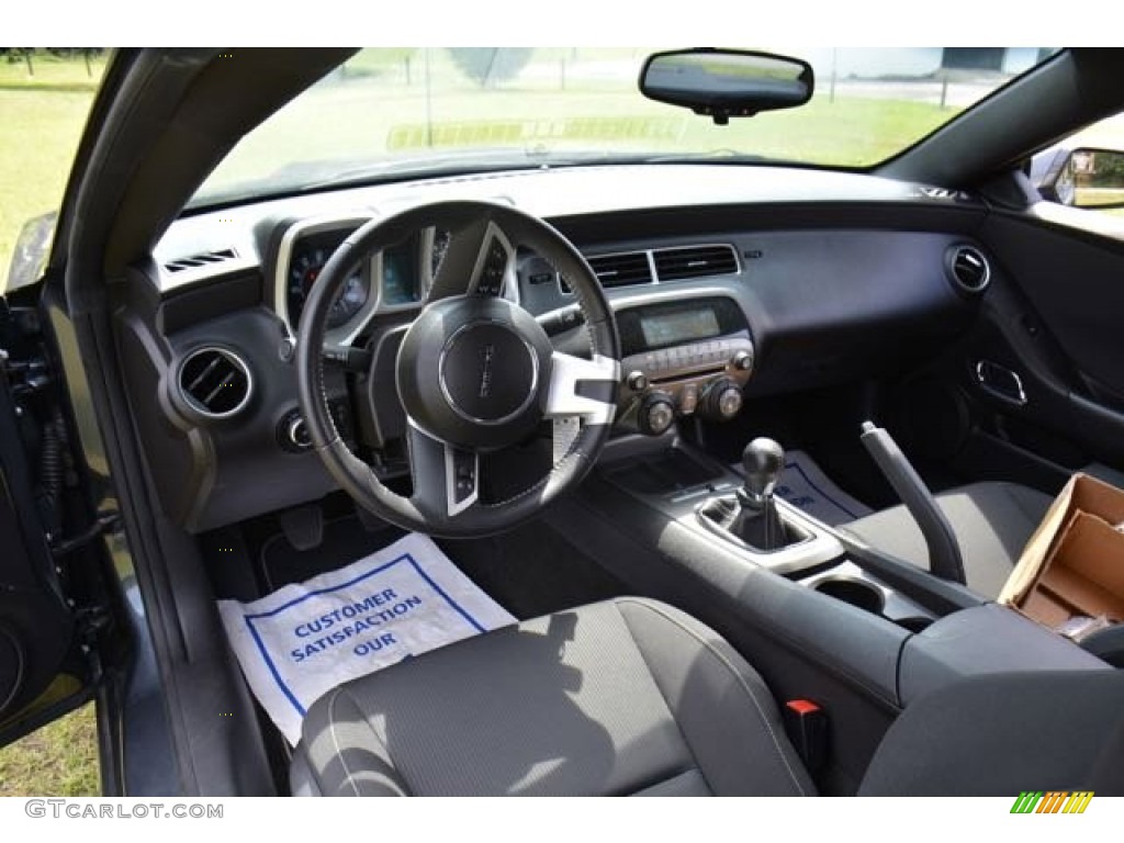 2011 Camaro LT Coupe - Cyber Gray Metallic / Black photo #12