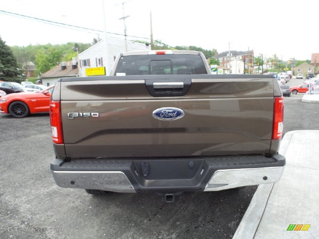 2015 F150 XLT SuperCab 4x4 - Caribou Metallic / Medium Earth Gray photo #4