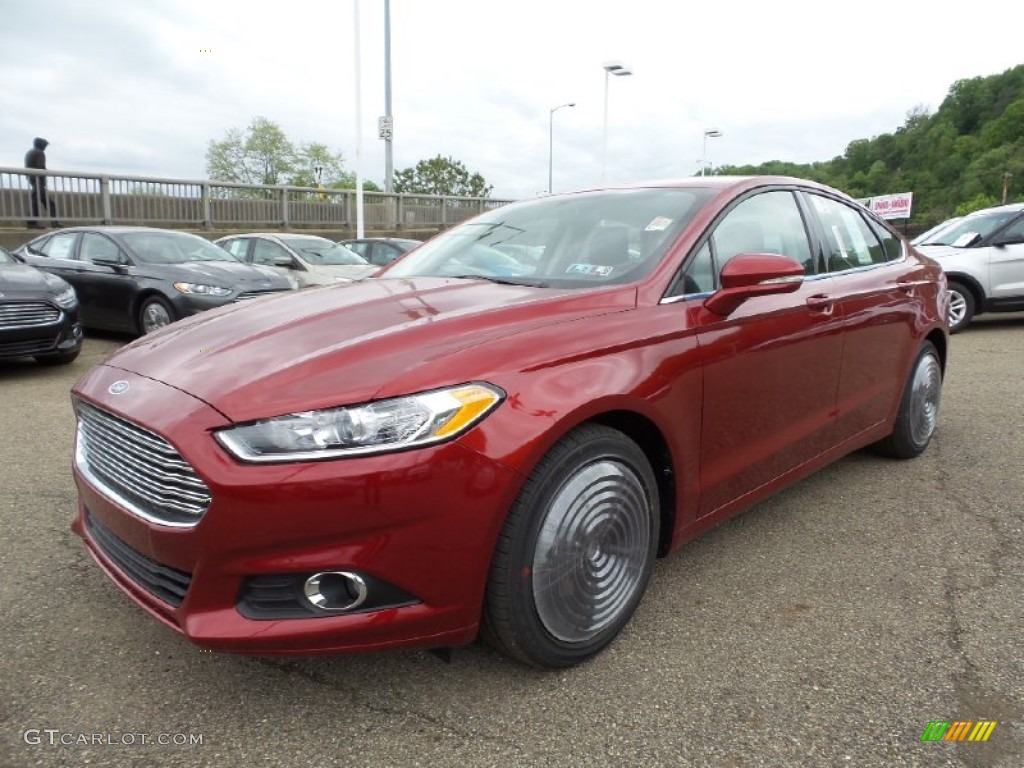 Ruby Red Metallic 2016 Ford Fusion SE Exterior Photo #103965567