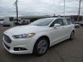 2016 White Platinum Tri-Coat Metallic Ford Fusion SE  photo #7