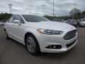 2016 White Platinum Tri-Coat Metallic Ford Fusion SE  photo #9