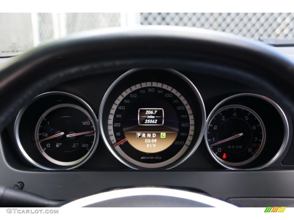 2012 Mercedes-Benz C 63 AMG Gauges Photo #103967769