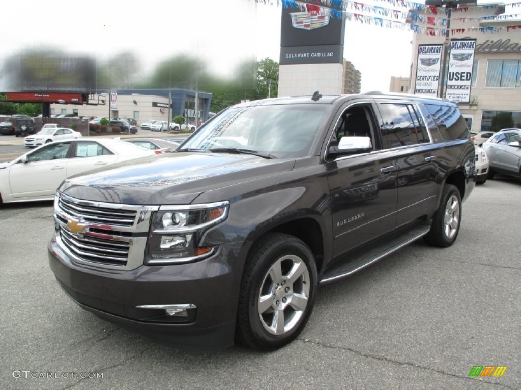 2015 Suburban LTZ 4WD - Tungsten Metallic / Jet Black photo #2