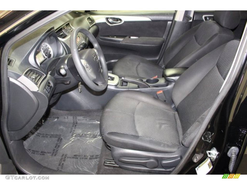2013 Sentra SR - Super Black / Charcoal photo #12