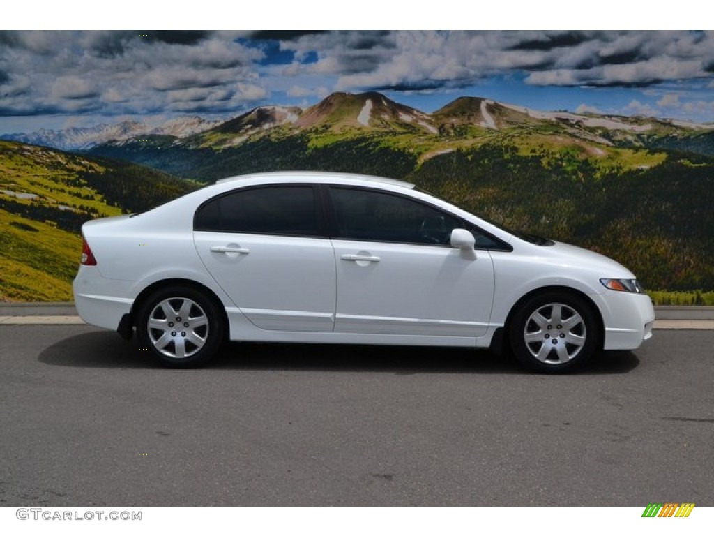 Taffeta White 2010 Honda Civic LX Sedan Exterior Photo #103970175
