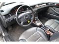 2003 Audi Allroad Platinum/Saber Black Interior Interior Photo