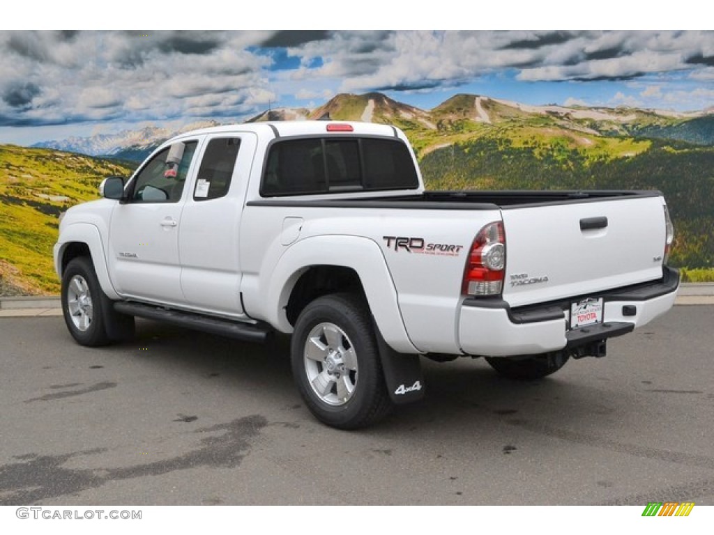 Super White 2015 Toyota Tacoma V6 Access Cab 4x4 Exterior Photo #103971987