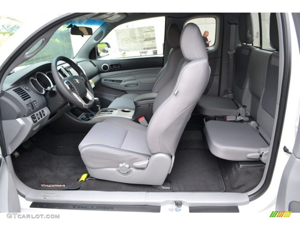 Graphite Interior 2015 Toyota Tacoma V6 Access Cab 4x4 Photo #103972044
