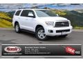 Super White 2015 Toyota Sequoia SR5 4x4