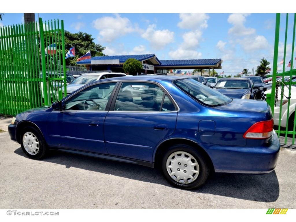 2002 Accord LX Sedan - Eternal Blue Pearl / Ivory photo #6