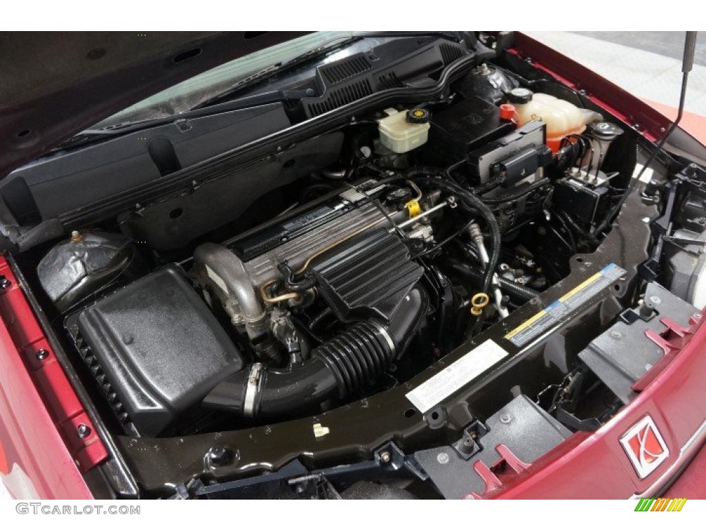 2004 ION 3 Sedan - Berry Red / Grey photo #32