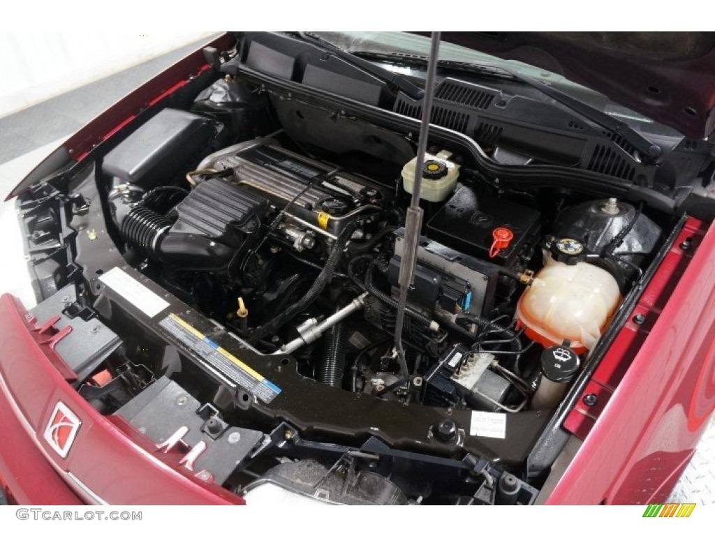 2004 ION 3 Sedan - Berry Red / Grey photo #33