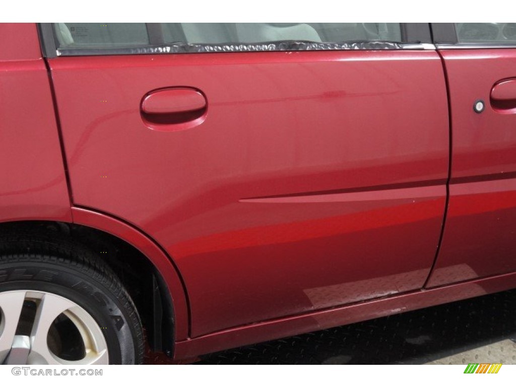 2004 ION 3 Sedan - Berry Red / Grey photo #42