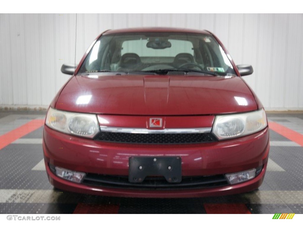2004 ION 3 Sedan - Berry Red / Grey photo #67