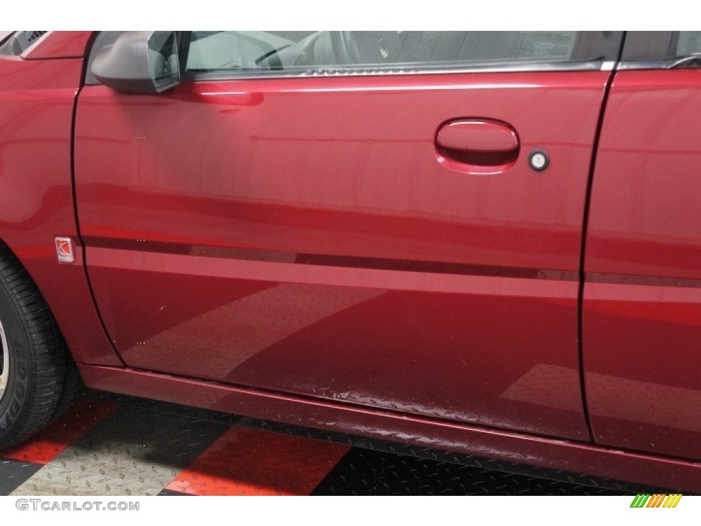 2004 ION 3 Sedan - Berry Red / Grey photo #118