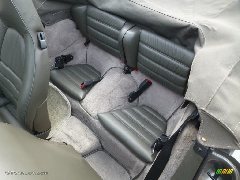 1988 Porsche 911 Carrera Cabriolet Rear Seat Photos