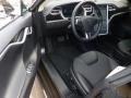 Black 2013 Tesla Model S Standard Model S Model Interior Color