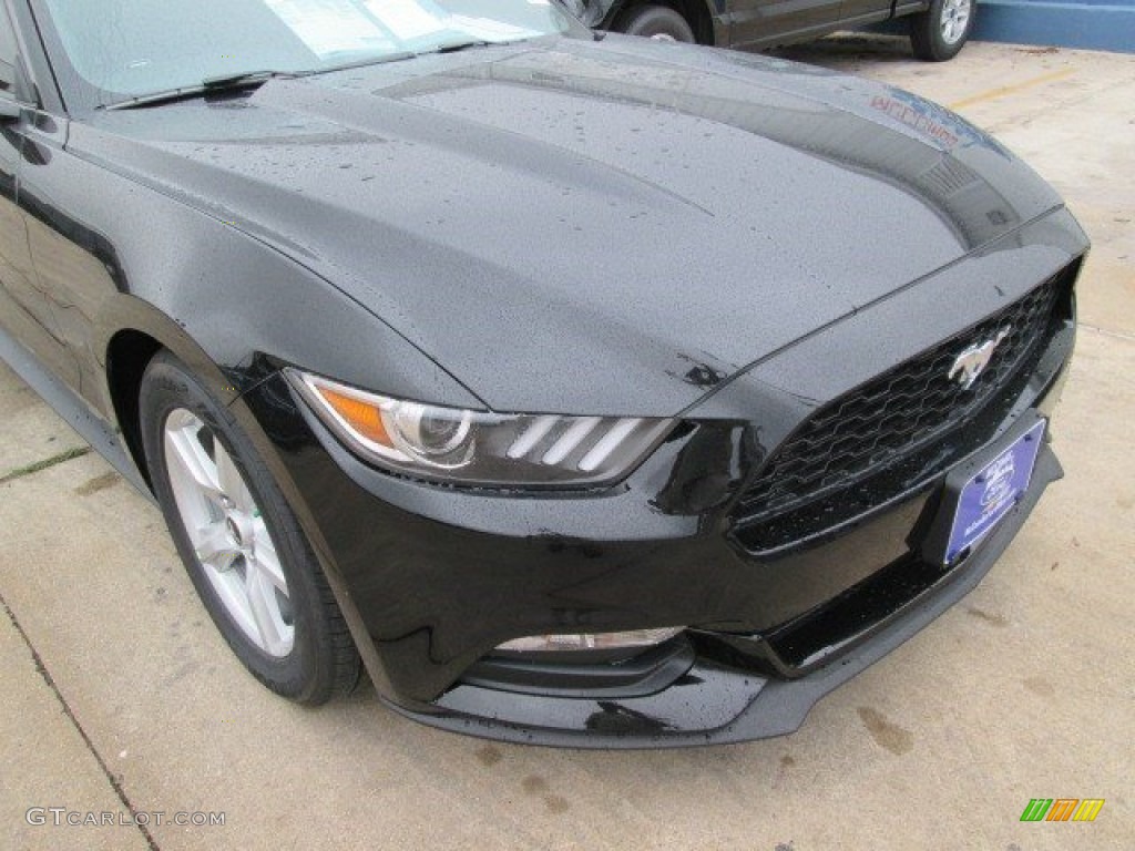 2015 Mustang V6 Coupe - Black / Ebony photo #7