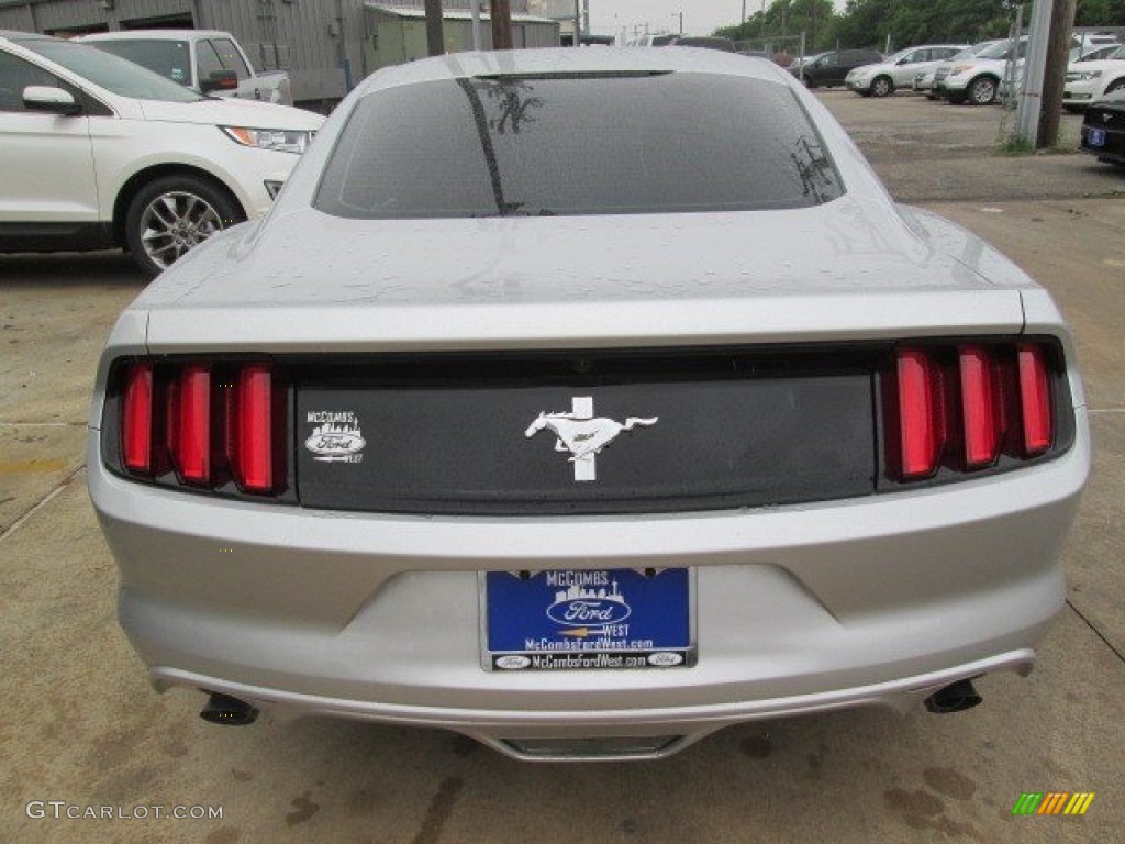 2015 Mustang V6 Coupe - Ingot Silver Metallic / Ebony photo #13