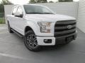 2015 Oxford White Ford F150 Lariat SuperCrew 4x4  photo #1