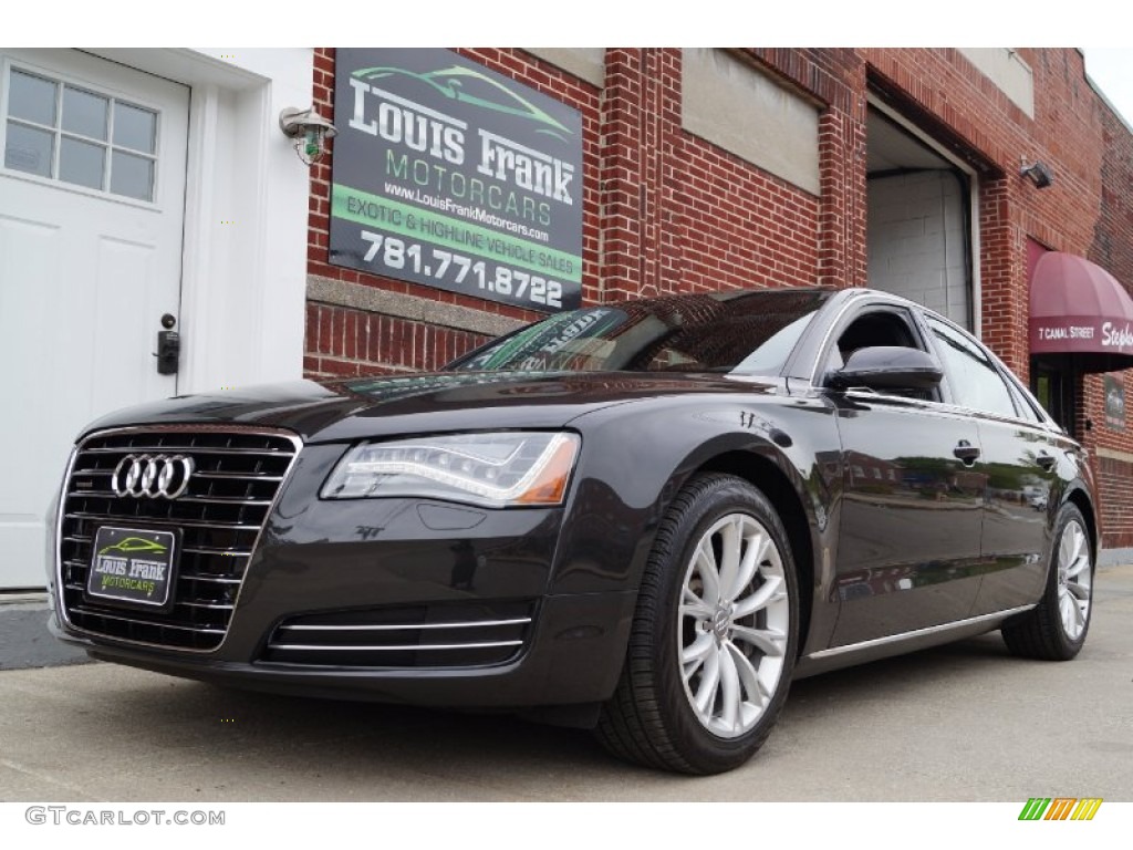 2011 A8 4.2 FSI quattro - Oolong Grey Metallic / Nougat Brown photo #6