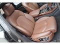 2011 Audi A8 Nougat Brown Interior Front Seat Photo