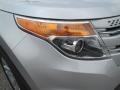 2015 Ingot Silver Ford Explorer XLT  photo #3