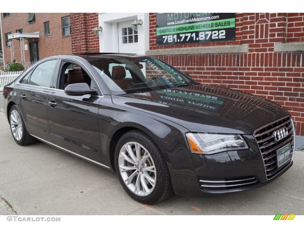 2011 A8 4.2 FSI quattro - Oolong Grey Metallic / Nougat Brown photo #130
