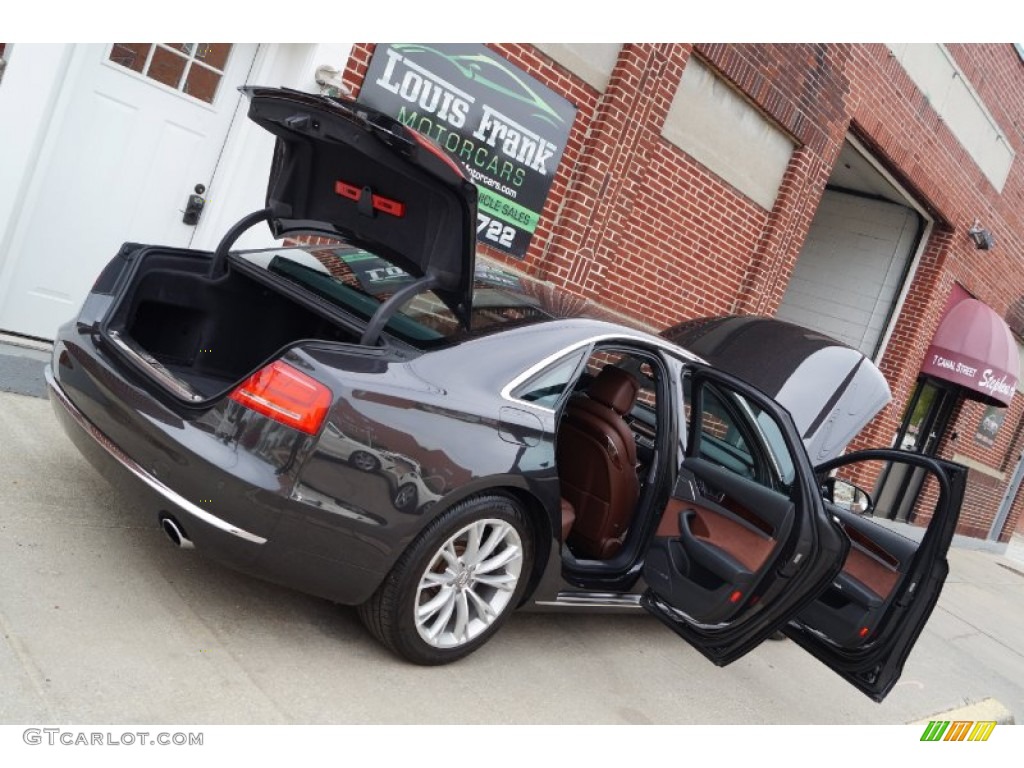 2011 A8 4.2 FSI quattro - Oolong Grey Metallic / Nougat Brown photo #146