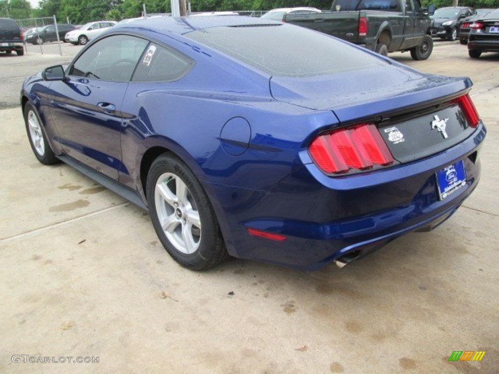 2015 Mustang V6 Coupe - Deep Impact Blue Metallic / Ebony photo #12