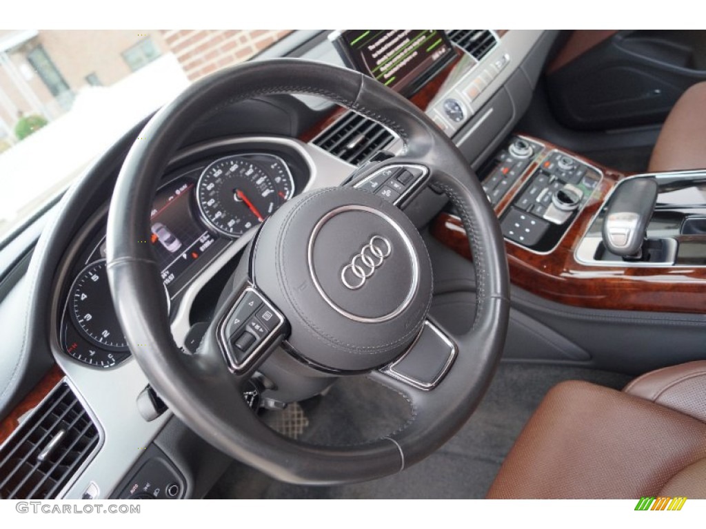 2011 A8 4.2 FSI quattro - Oolong Grey Metallic / Nougat Brown photo #155