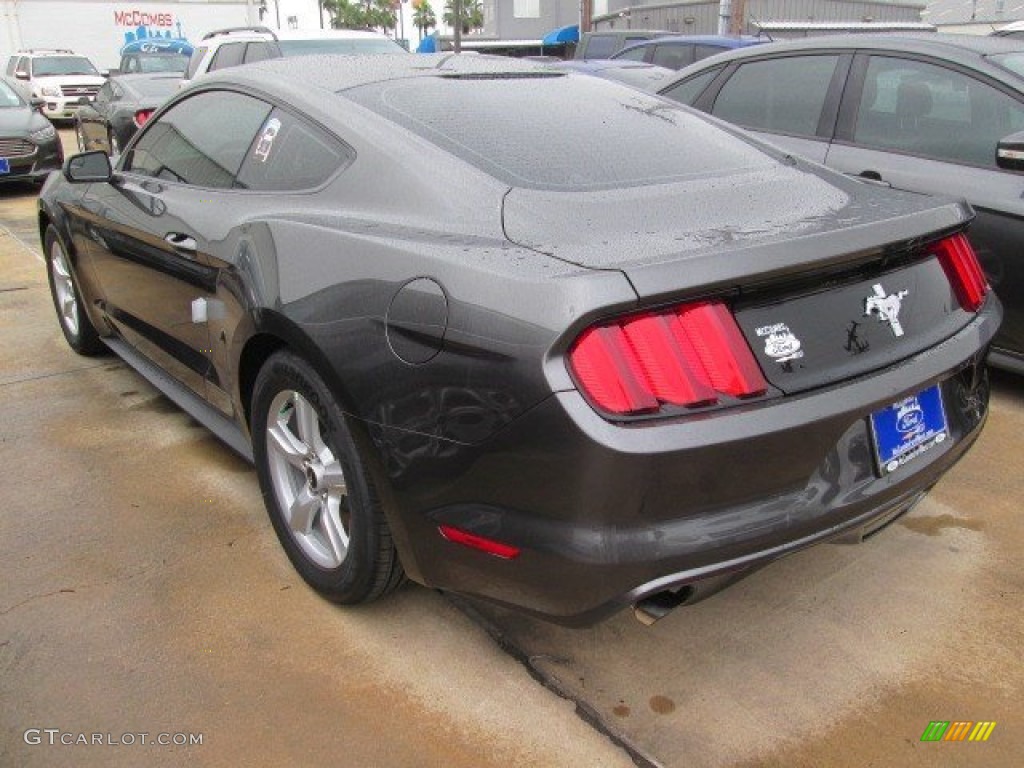 2015 Mustang V6 Coupe - Magnetic Metallic / Ebony photo #10