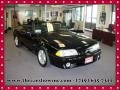 Black 1993 Ford Mustang GT Convertible