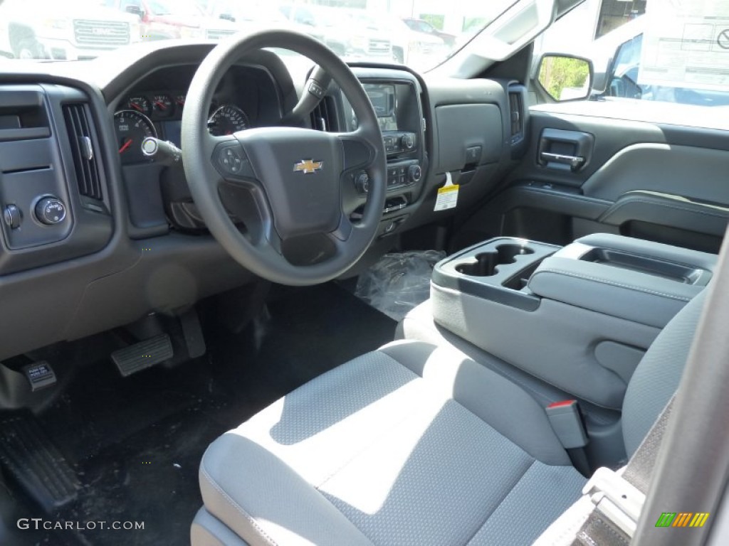 2015 Silverado 1500 LS Regular Cab - Silver Ice Metallic / Dark Ash/Jet Black photo #4