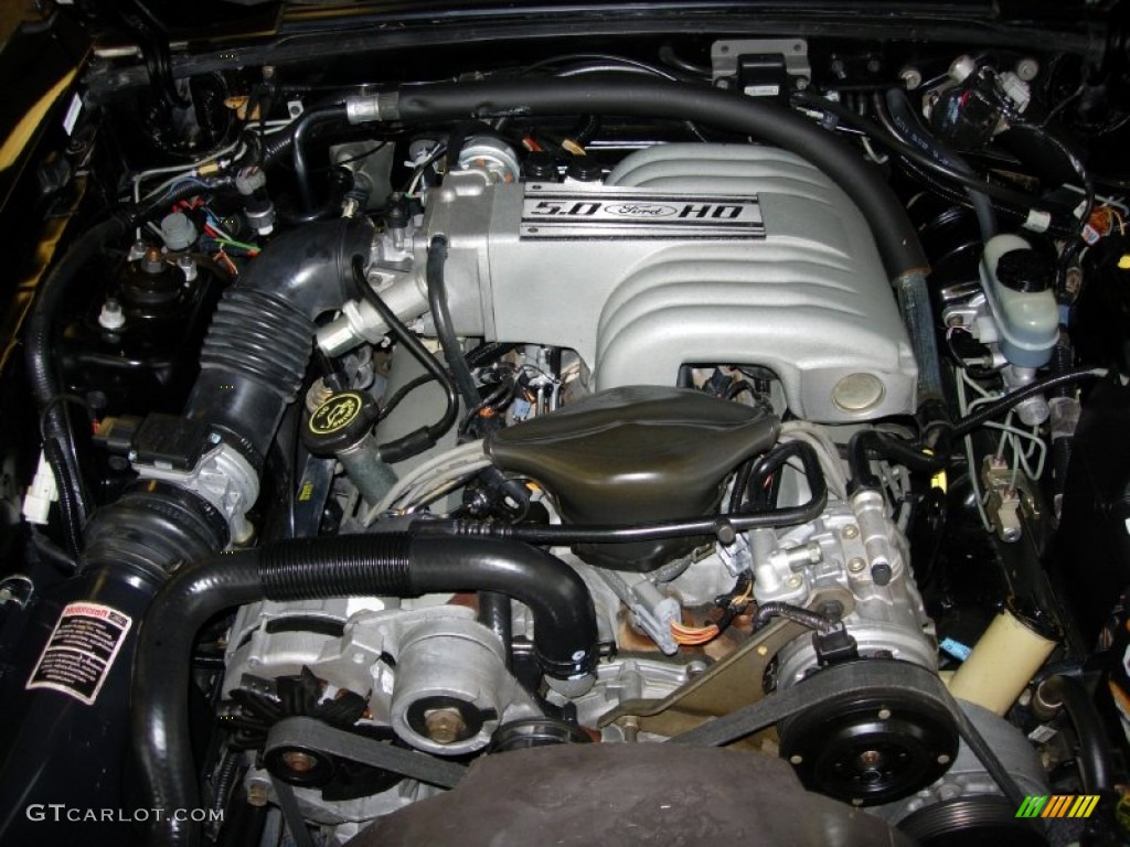 1993 Ford Mustang GT Convertible 5.0 Liter OHV 16-Valve V8 Engine Photo #103982863