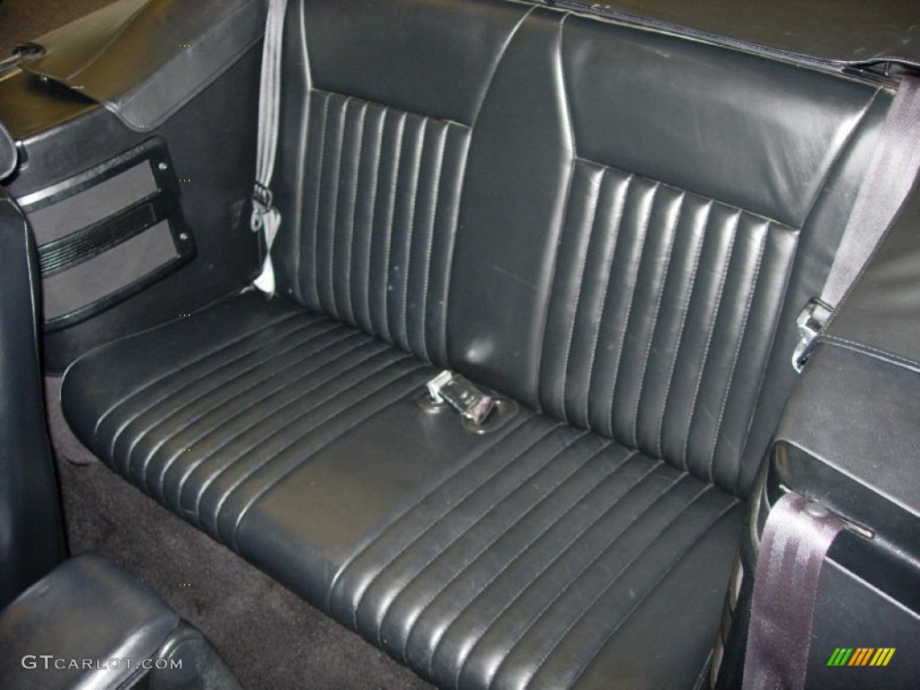 1993 Ford Mustang GT Convertible Rear Seat Photos