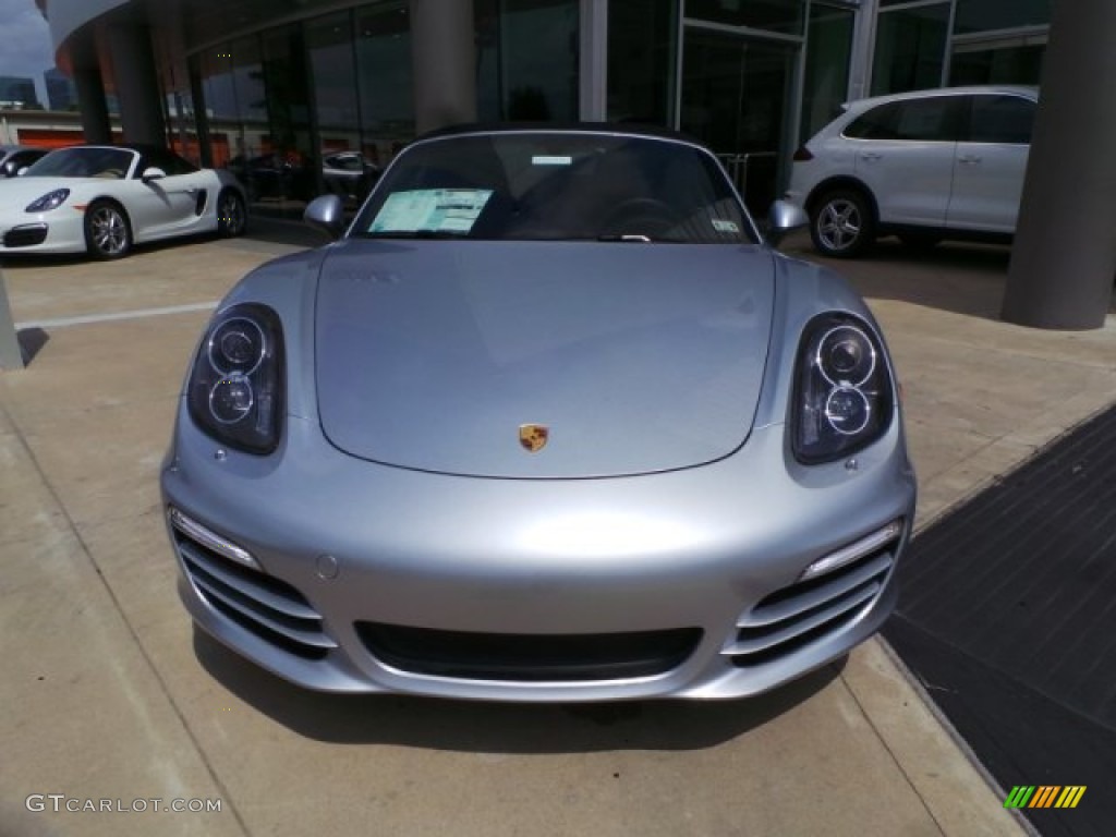 2014 Boxster  - Rhodium Silver Metallic / Black photo #2