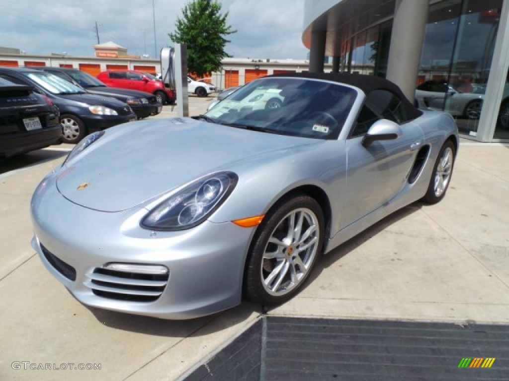 Rhodium Silver Metallic 2014 Porsche Boxster Standard Boxster Model Exterior Photo #103983313