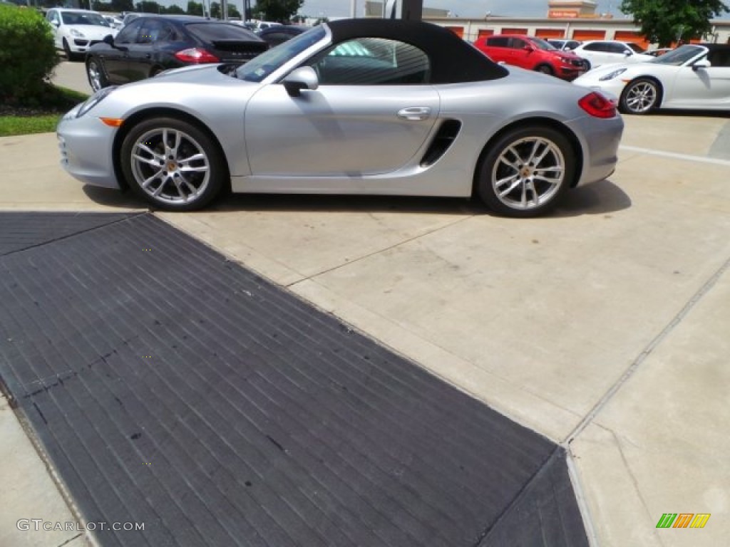 Rhodium Silver Metallic 2014 Porsche Boxster Standard Boxster Model Exterior Photo #103983337