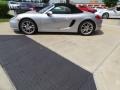 Rhodium Silver Metallic 2014 Porsche Boxster Standard Boxster Model Exterior