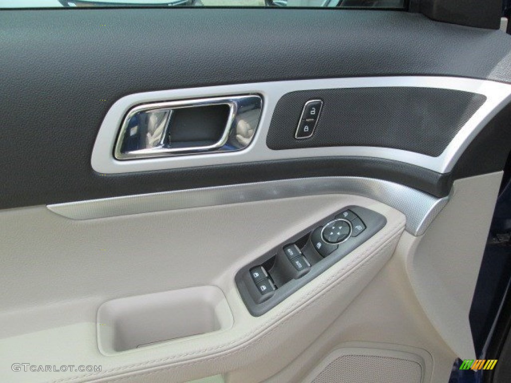 2015 Explorer XLT - Deep Impact Blue / Medium Light Stone photo #23