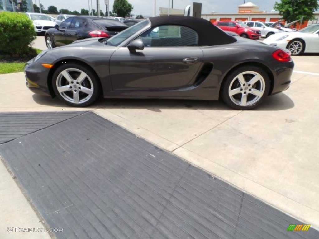 Agate Grey Metallic 2015 Porsche Boxster Standard Boxster Model Exterior Photo #103986631