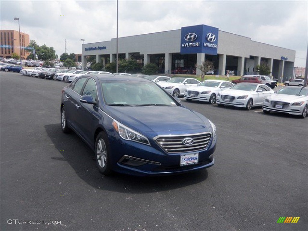 2015 Sonata Eco - Lakeside Blue / Gray photo #1