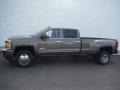 2015 Brownstone Metallic Chevrolet Silverado 3500HD High Country Crew Cab Dual Rear Wheel 4x4  photo #2