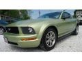 2005 Legend Lime Metallic Ford Mustang V6 Deluxe Coupe  photo #2