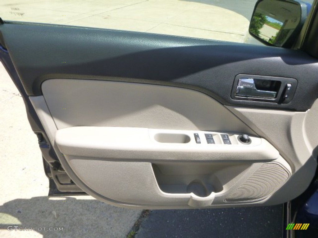 2007 Fusion SE - Dark Blue Pearl Metallic / Camel photo #14