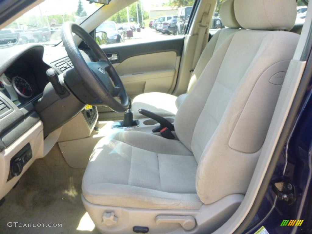 2007 Fusion SE - Dark Blue Pearl Metallic / Camel photo #16