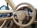 2015 Porsche Panamera Luxor Beige Interior Steering Wheel Photo